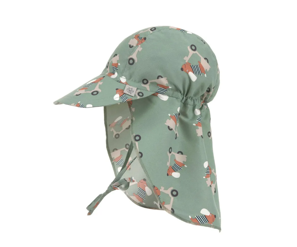 Gorrito de Playa Flap con Protección Solar Scooter Dog Green