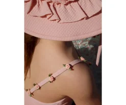 Gorrito de Playa Fleuri Powder Pink