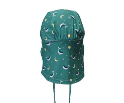Gorro Playa Bebé Whale Teal