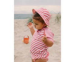 Gorro Reversible Stripes Bloom & Blush