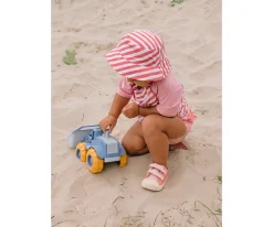 Gorro Reversible Stripes Bloom & Blush