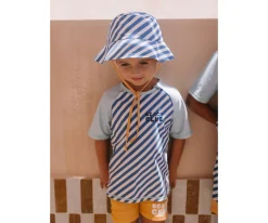 Gorro Reversible Stripes Blues & Beyond