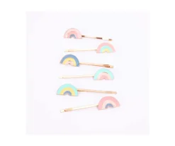 6 Horquillas Rainbow Enamel
