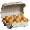 Huevos en Huevera de Cartón