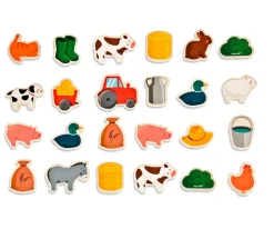 Imanes Animales de Granja 24 Piezas