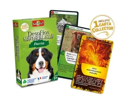 Juego de Cartas Desafíos de la Naturaleza Perros + Collector
