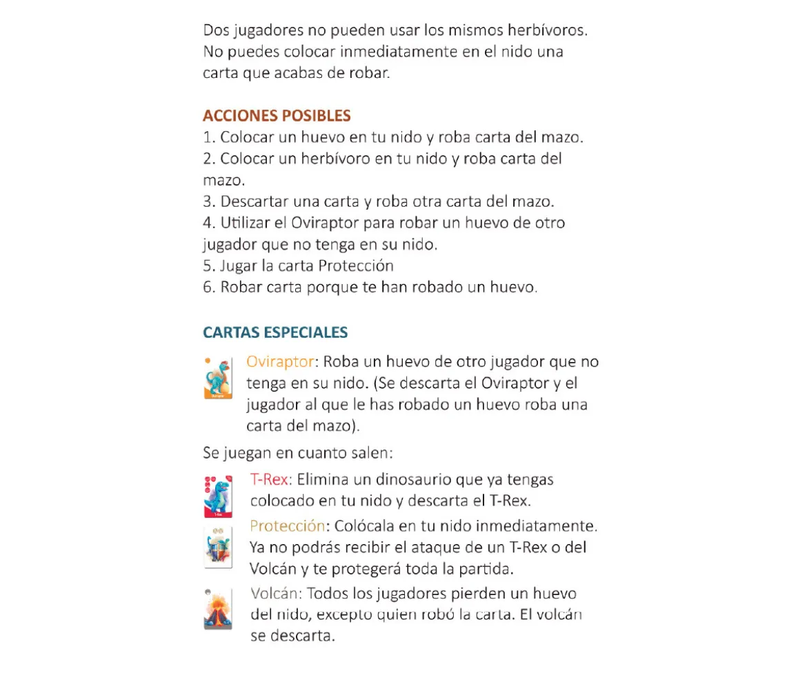 Juego de Cartas Dino Family
