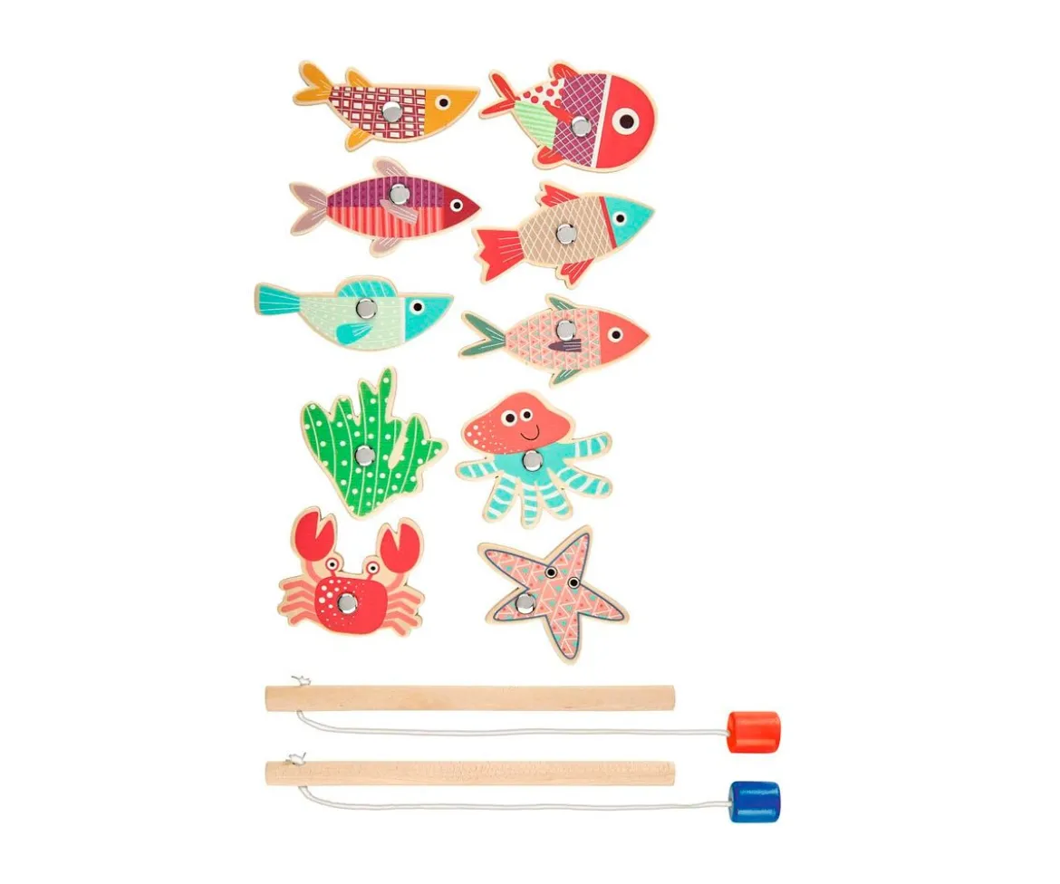 Juego de Pesca Magnético Madera