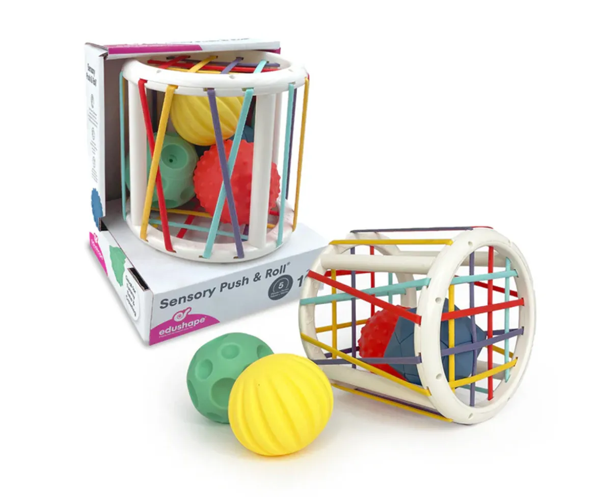 Juego Sensorial de Empujar y Rodar