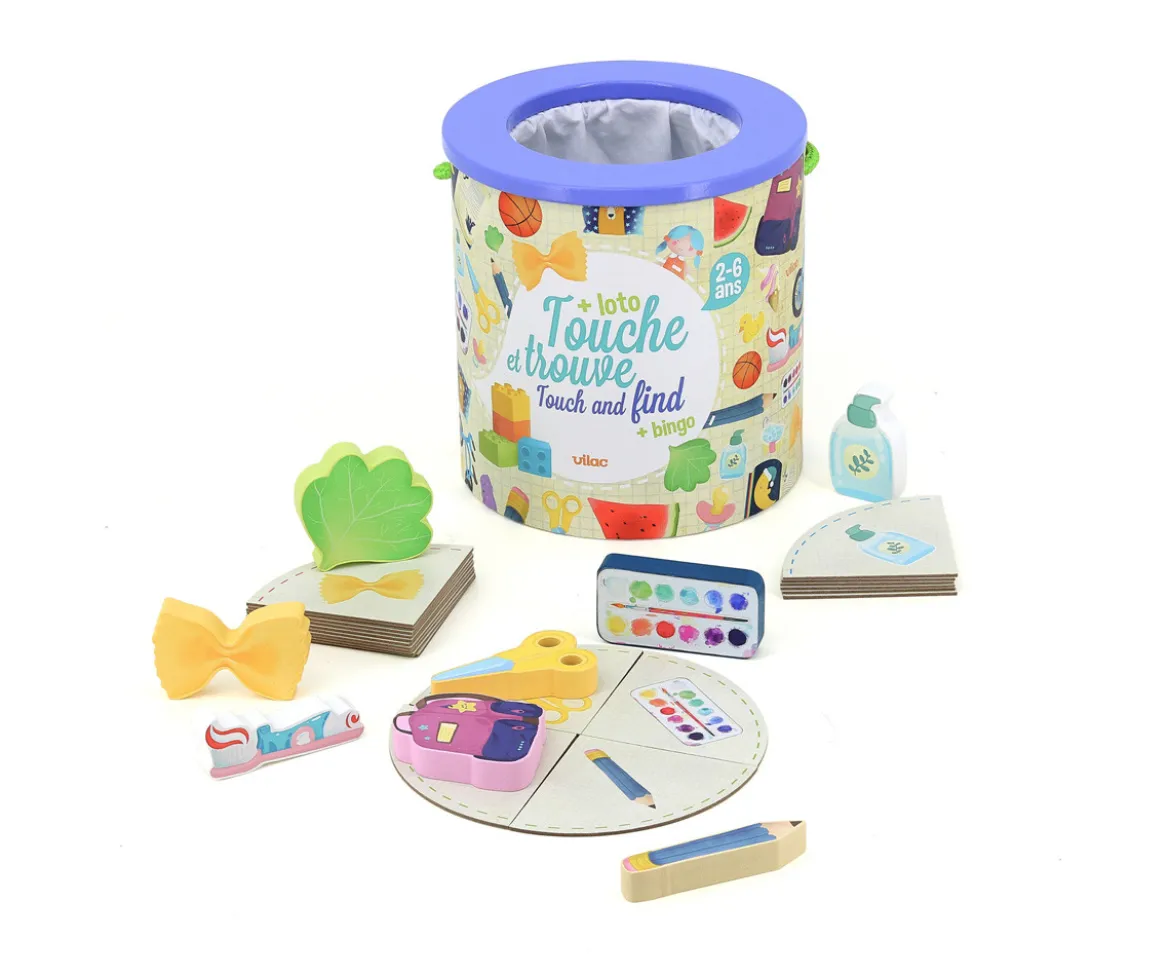 Juego Sensorial Touche et Trouve La Maison
