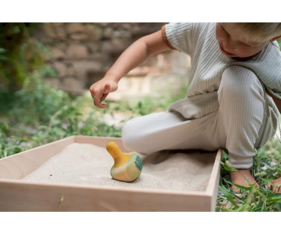 Juguete de Madera Floowing Yellow Bird