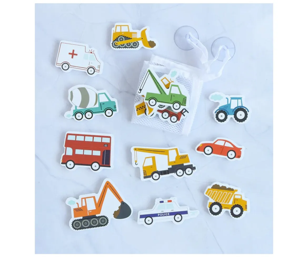 Juguetes de Baño Foam Vehicles