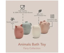Juguetes de Baño Silicona Animal Fairy Collection