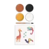 Kit 4 Colores Pintura de Cara Tigre