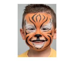 Kit 4 Colores Pintura de Cara Tigre