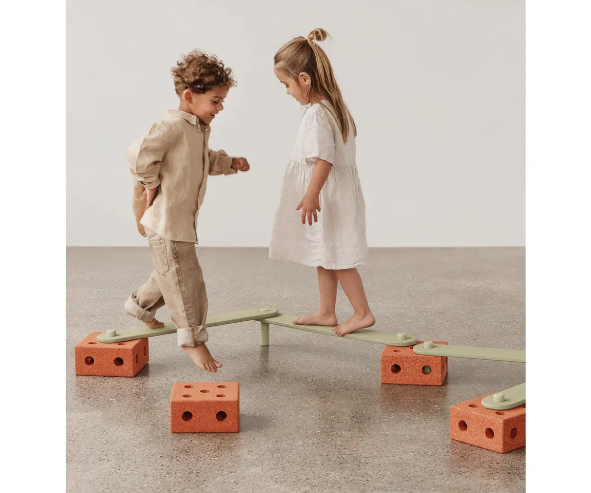 Kit Construcción Balance Track Orange/Dusty Green