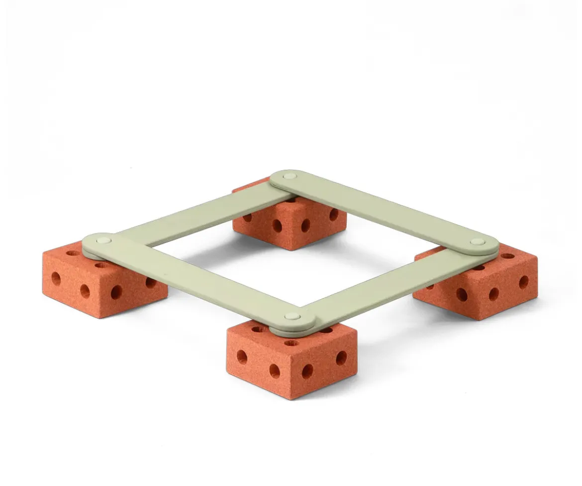 Kit Construcción Balance Track Orange/Dusty Green