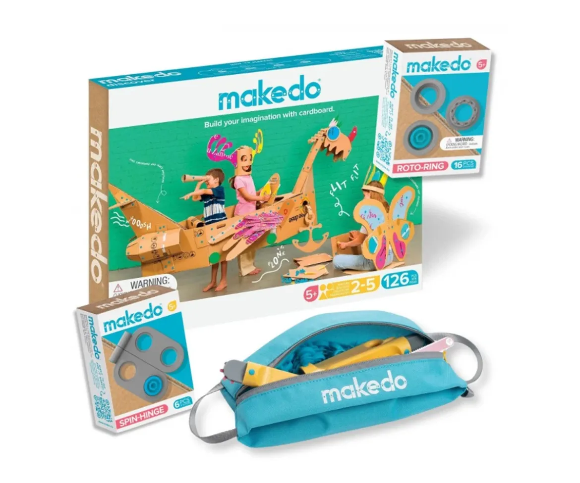 Kit de Construcción Makedo 149 piezas Holiday Bundle