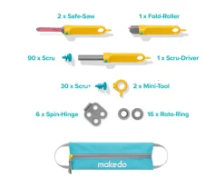 Kit de Construcción Makedo 149 piezas Holiday Bundle