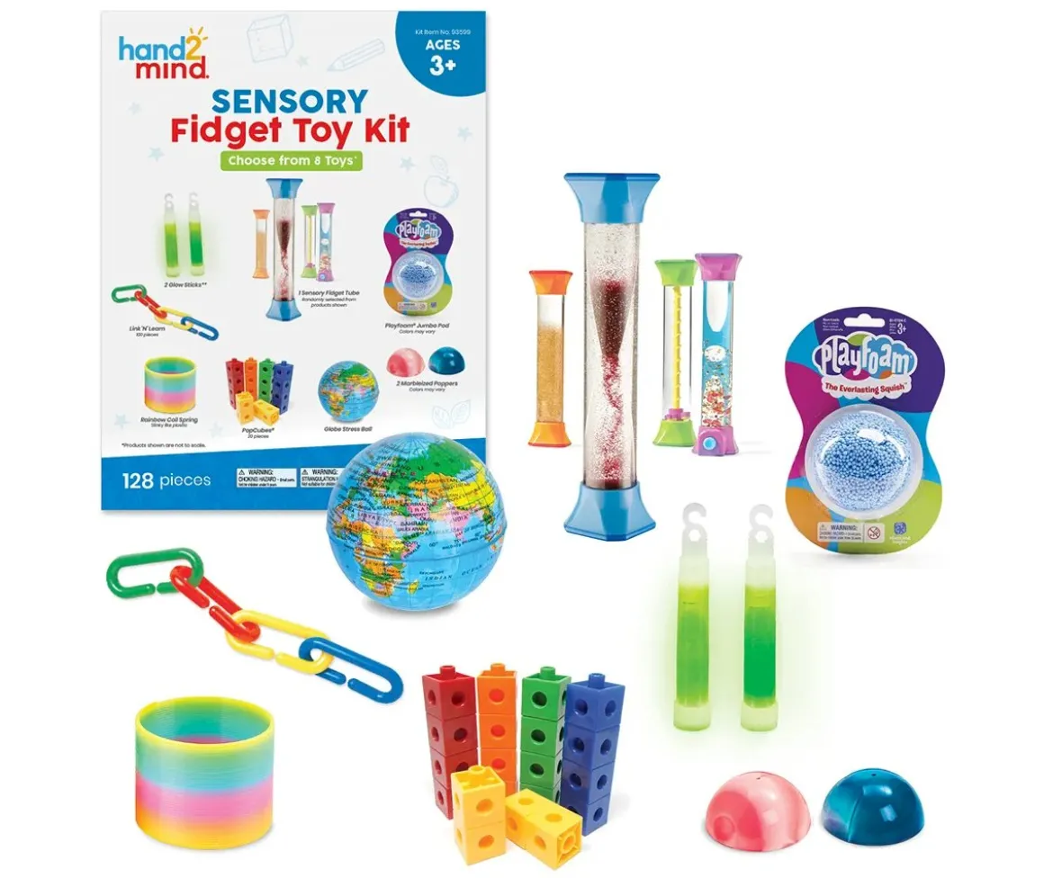 Kit de Juguetes Sensoriales Antiestrés 128 Piezas