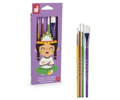 Kit de 4 Pinceles Sintéticos