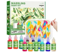 Kit de Pintura Marmoleada 12 Colores