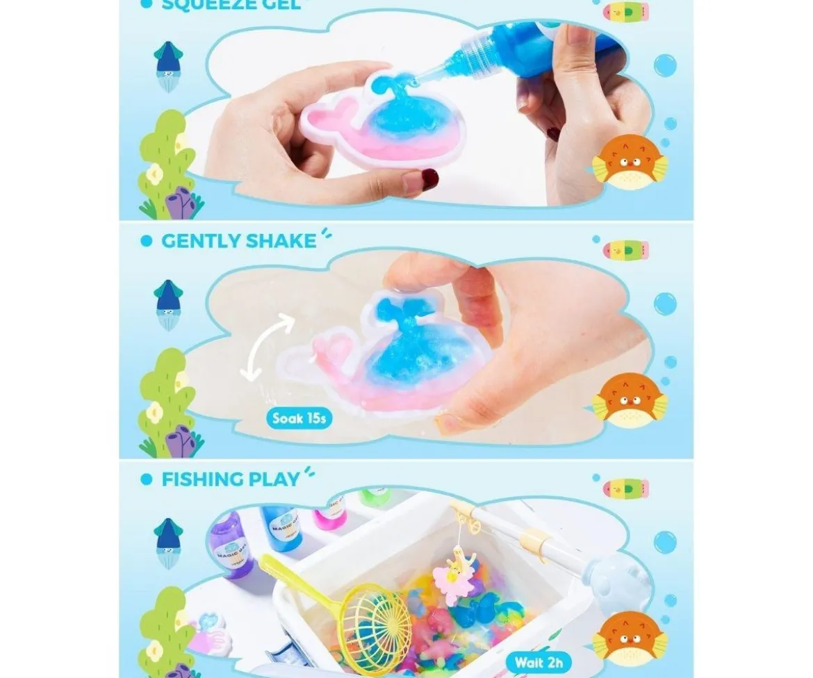 Kit Figuritas de Gel 3D en Agua