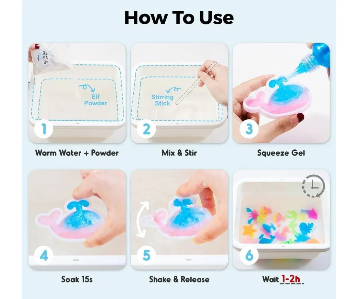 Kit Figuritas de Gel 3D en Agua