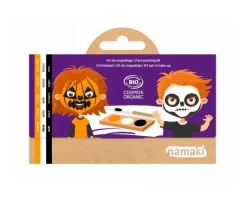 Kit Maquillaje Calabaza y Esqueleto