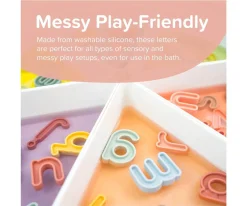 26 Letras Minúsculas de Silicona