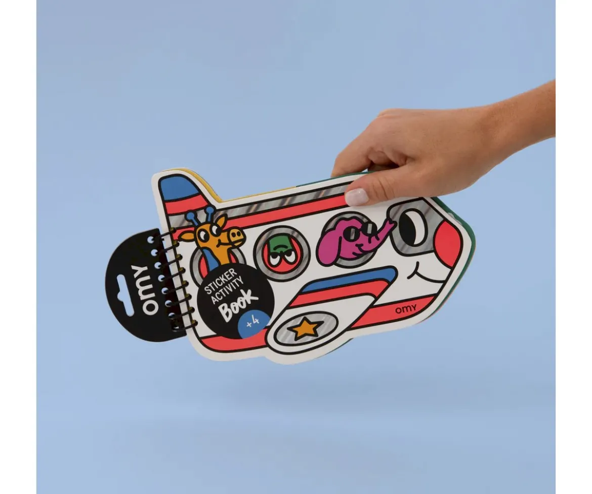 Libro de Actividades con Pegatinas Avión