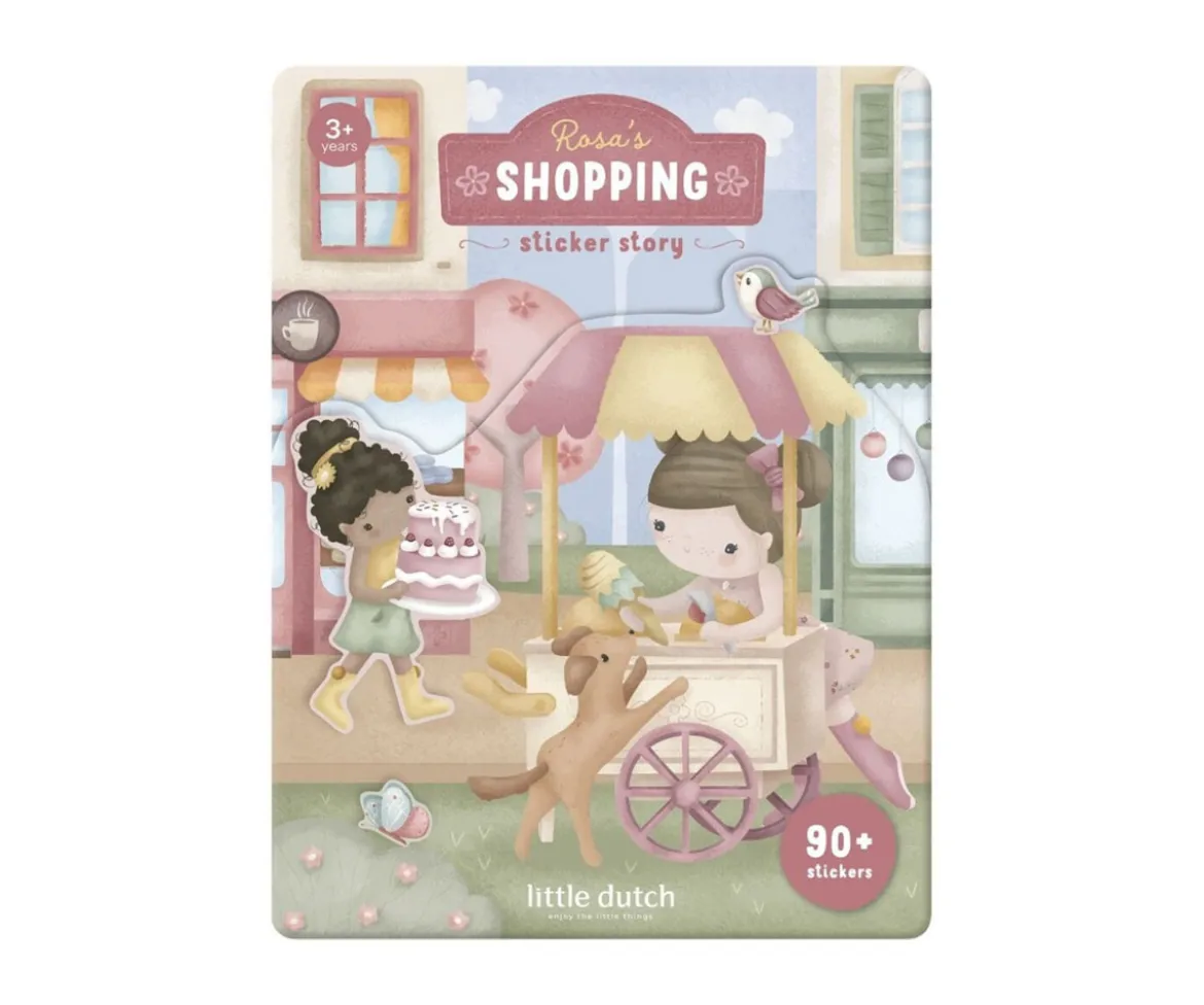 Libro de Pegatinas de Compras con Rosa