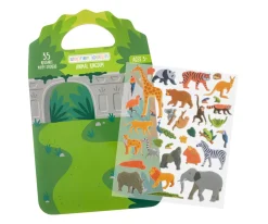 Libro de Pegatinas de Gel Reutilizables el Zoológico
