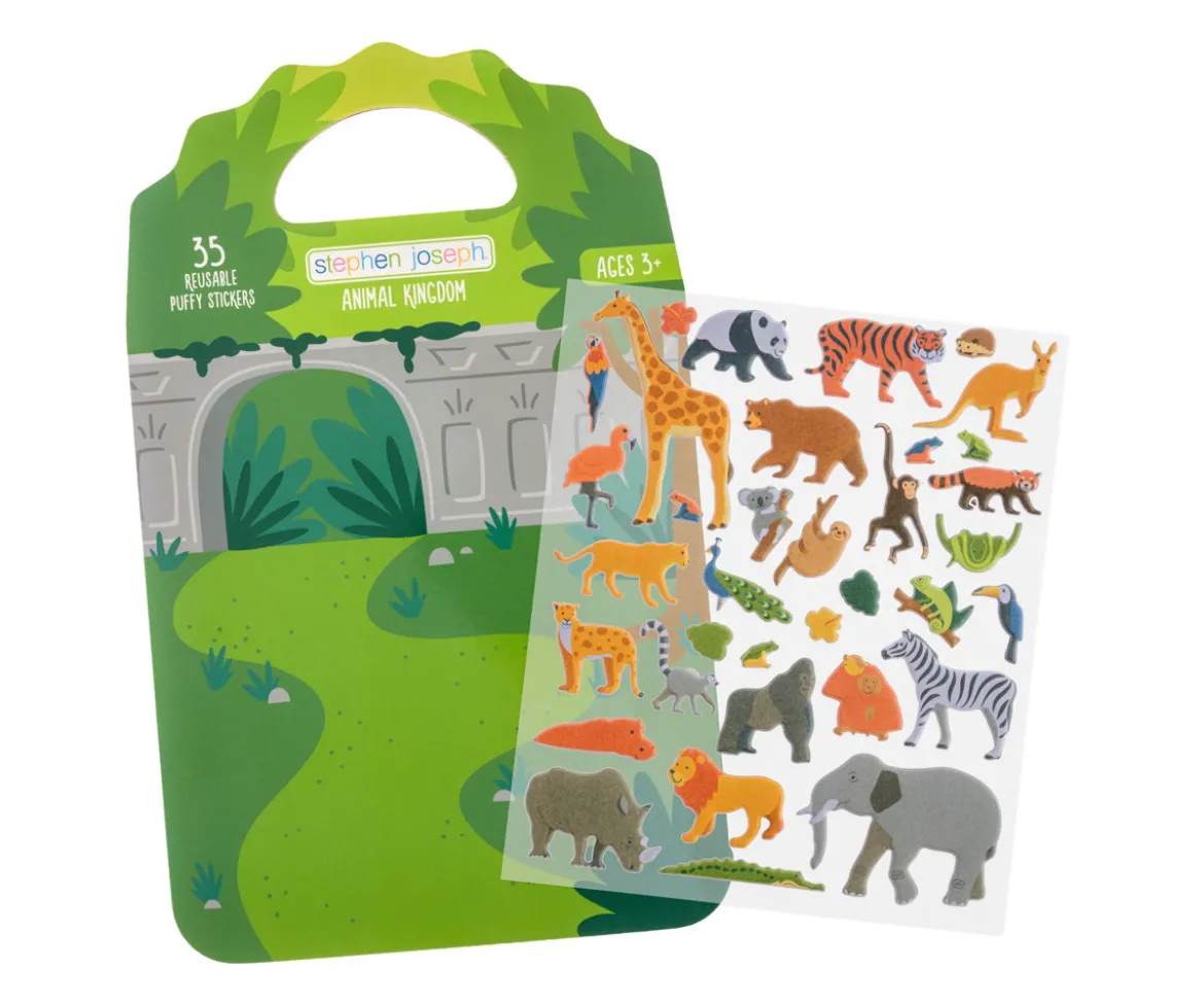 Libro de Pegatinas de Gel Reutilizables el Zoológico