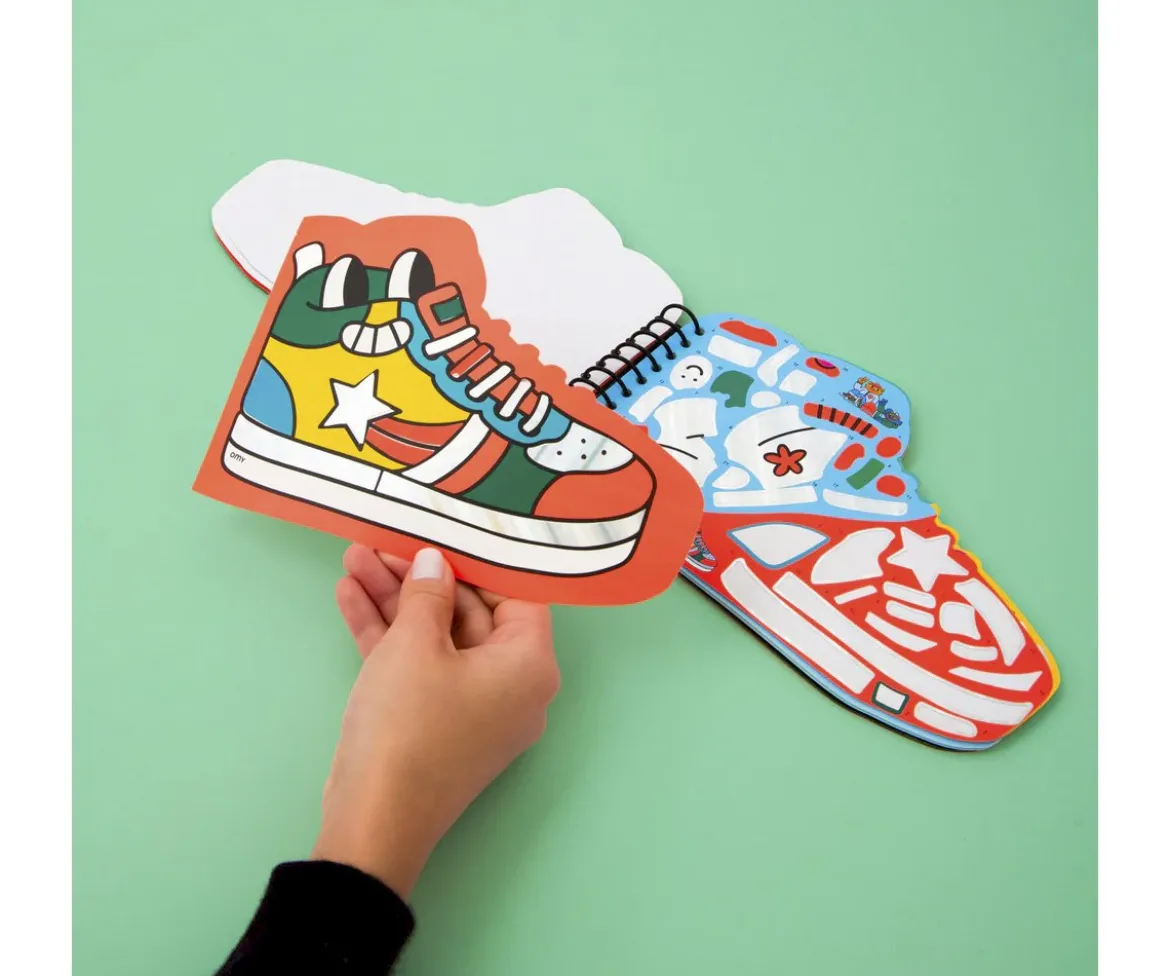 Libro de Pegatinas por Números Sneakers