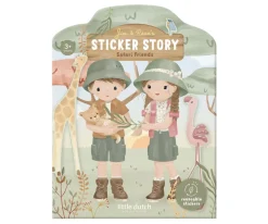 Libro de Pegatinas Reutilizables Safari Friends