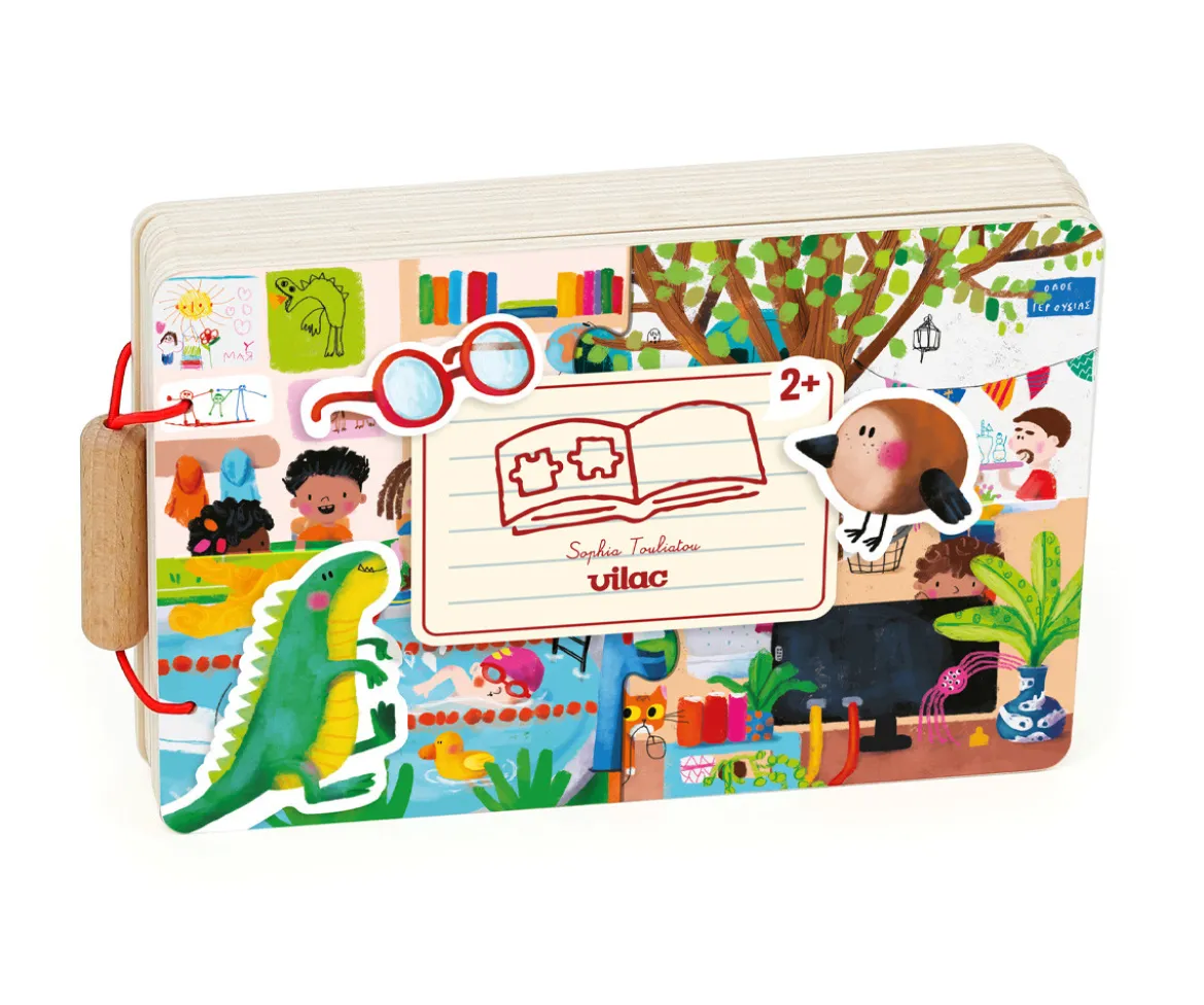 Libro de Puzzles de Madera Les Activités