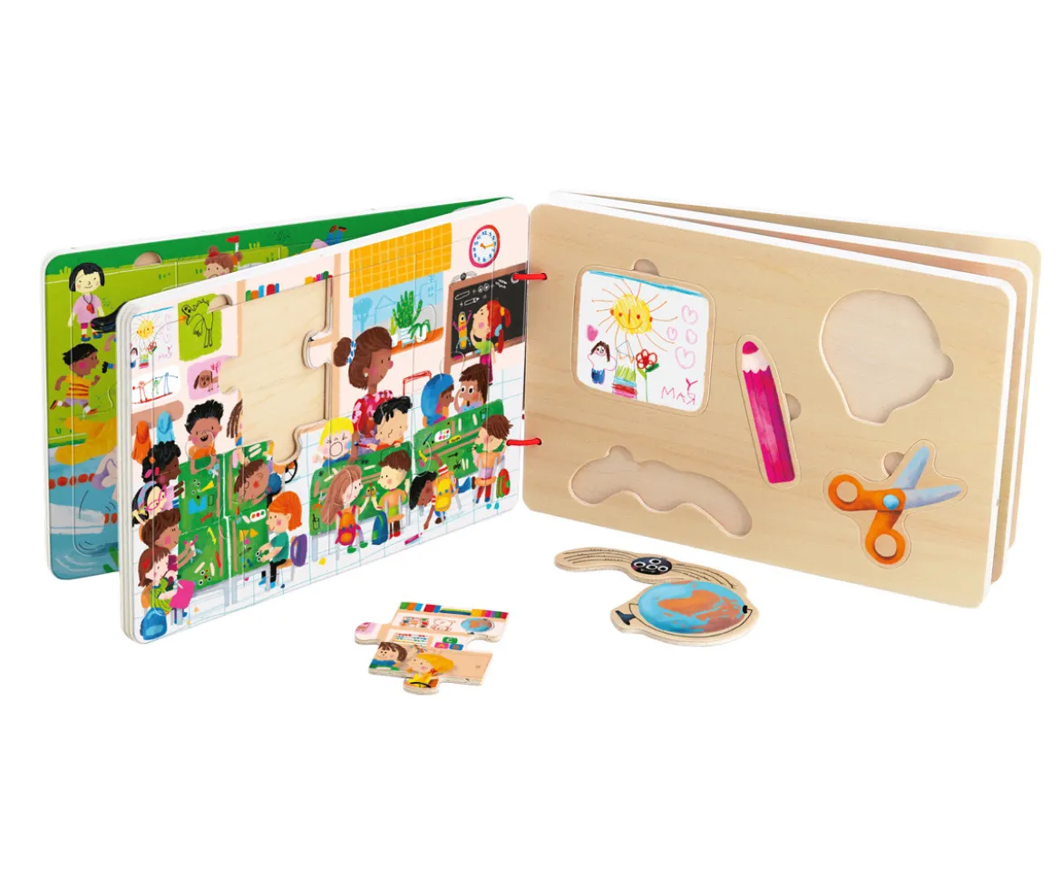 Libro de Puzzles de Madera Les Activités