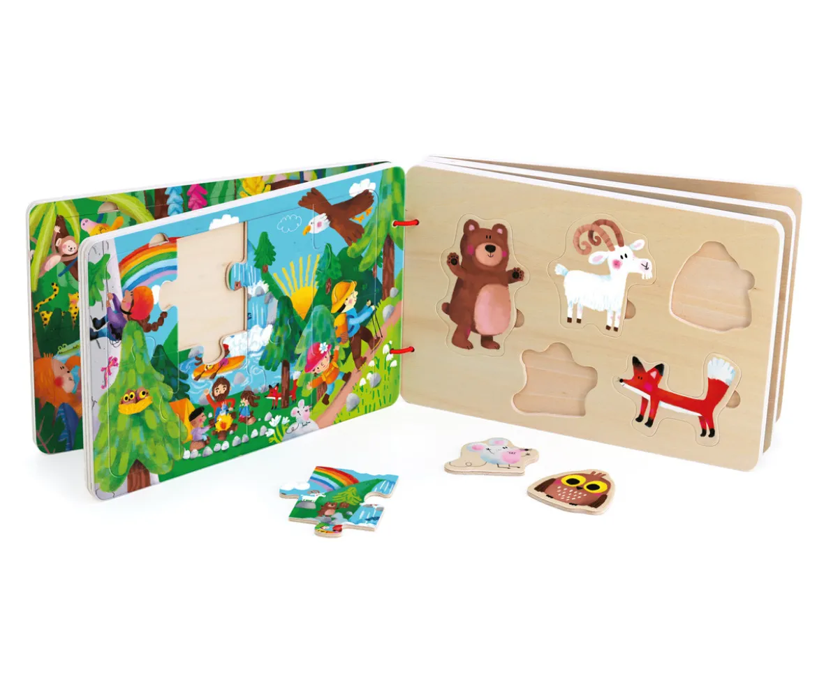 Libro de Puzzles de Madera Le Voyage