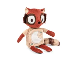 Libro de Tela y Peluche Fosforescente Elvis El Lémur