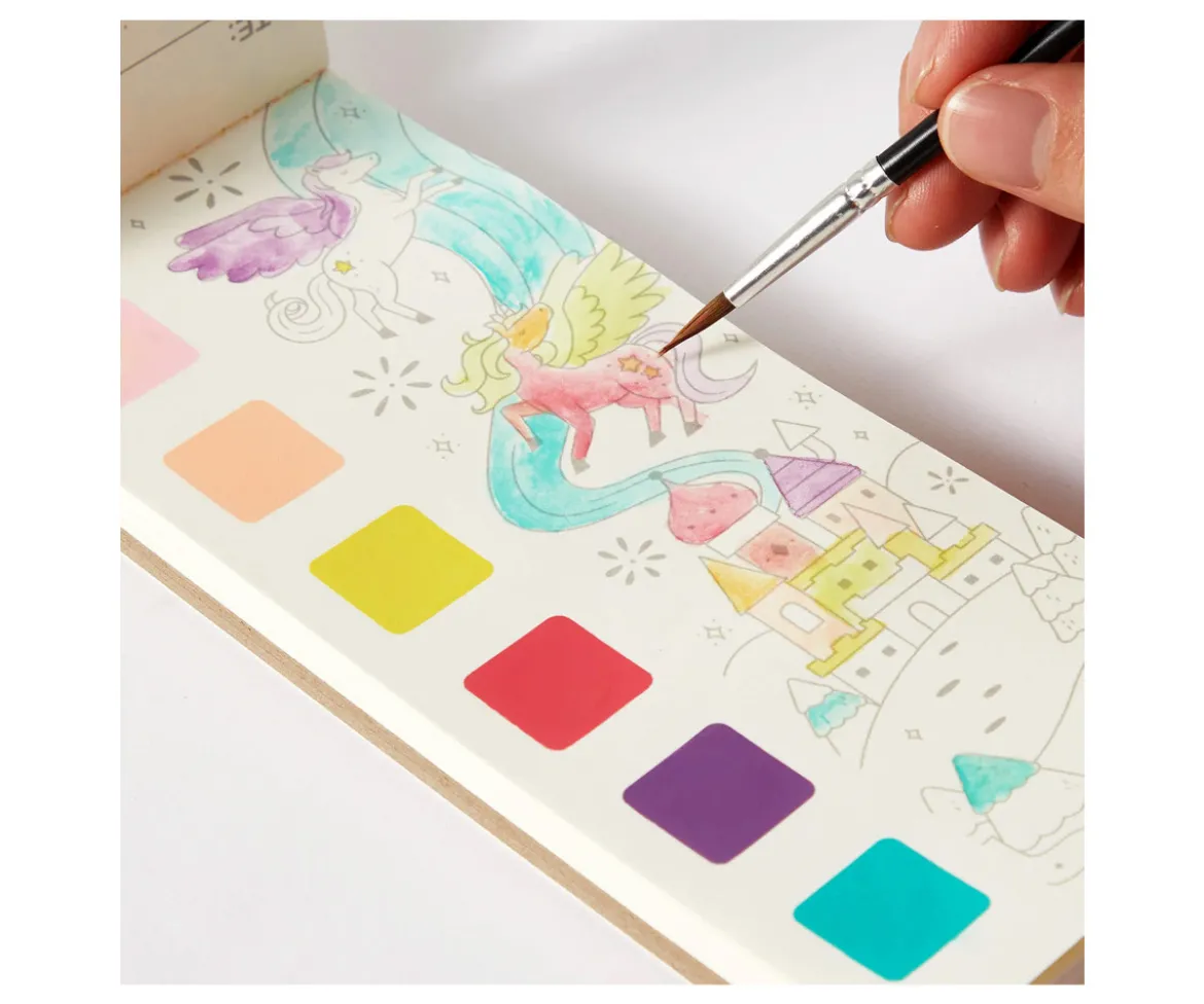 Libro para Colorear Acuarela Unicornio