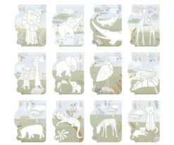 Libro para Colorear León Safari Friends