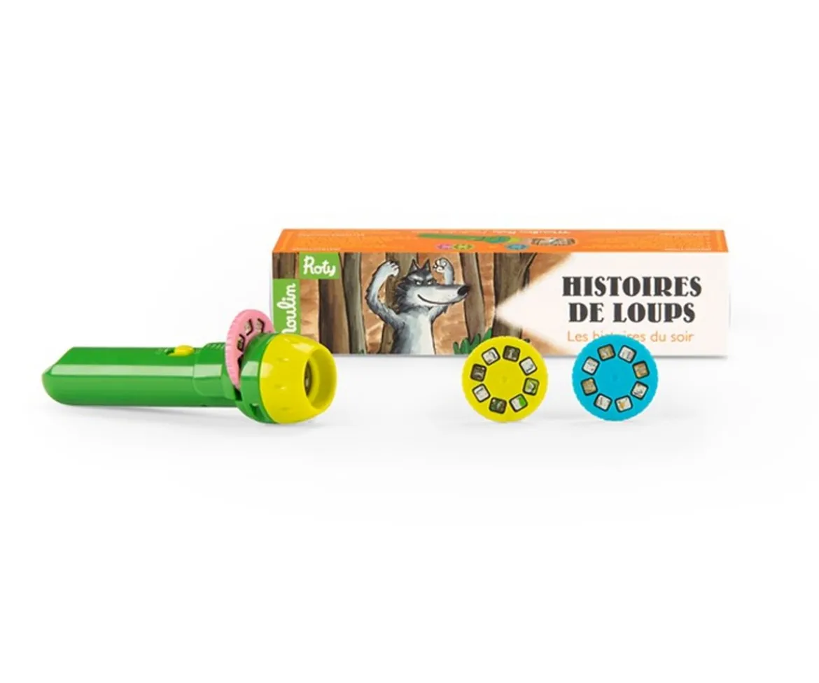 Linterna Proyector de Historias Lobo Escuela del Ocio