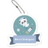 Llavero Mochila Pandas in Space