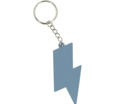 Llavero Silicona Personalizable Thunder Blue