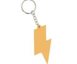 Llavero Silicona Personalizable Thunder Mustard
