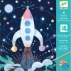 Láminas para Rascar Misión Cosmos