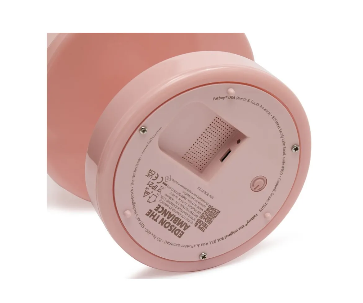 Lámpara de Mesa Edison The Ambiance Soft Pink