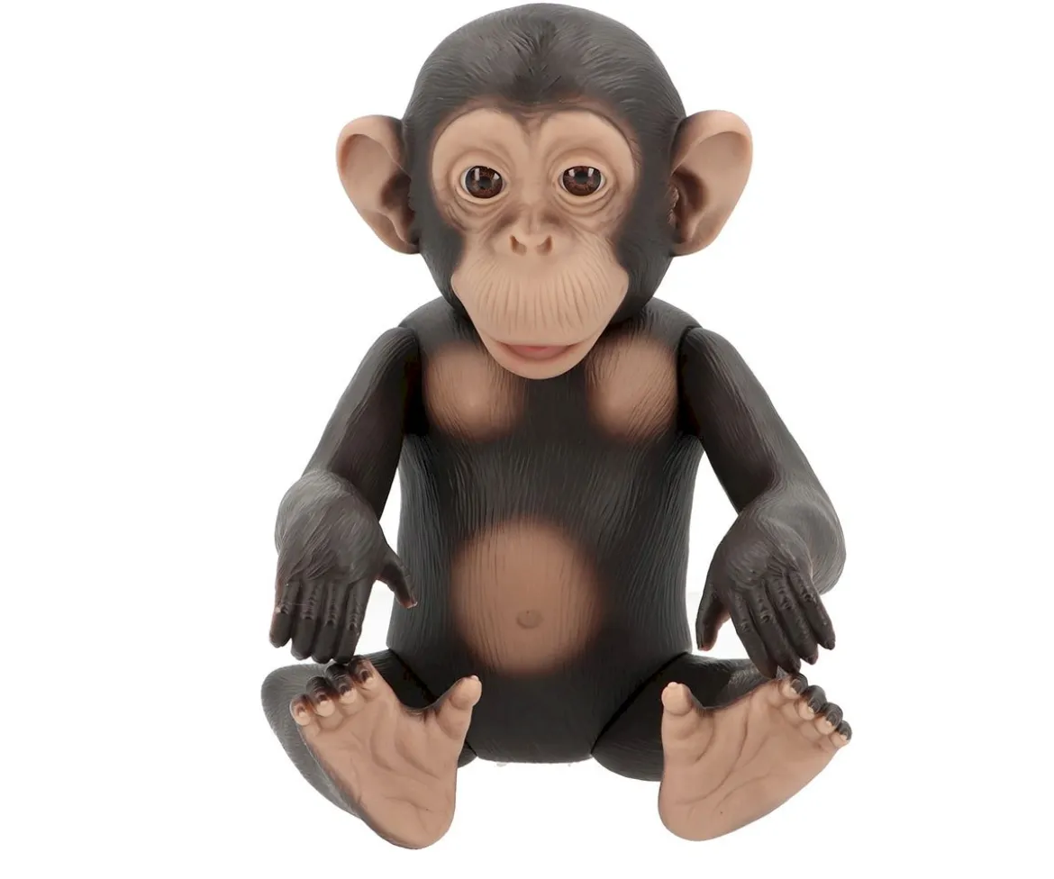 Lola La Chimpancé Reborn con Sudadera Rosa Palo