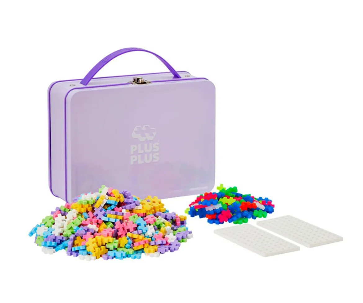 Maletín Metálico Violeta Pastel 600 Piezas